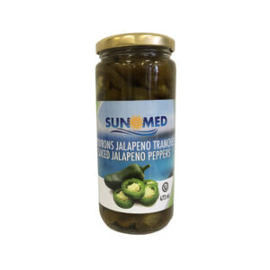 Sliced Jalapeno peppers in glass jars (12x473ml)