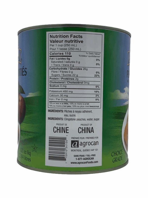 Peach halves in tins (2.84L) - Image 3