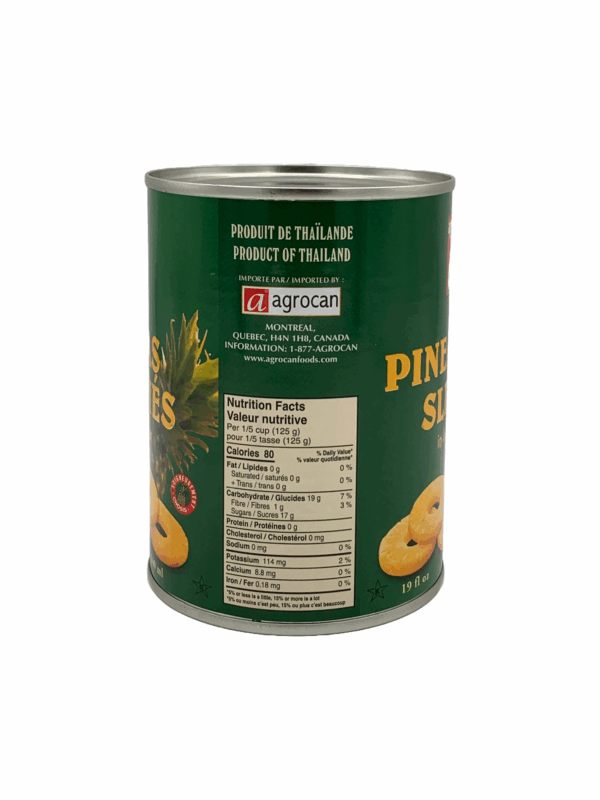 Pineapple slices in tin cans (24x540ml) - Image 2