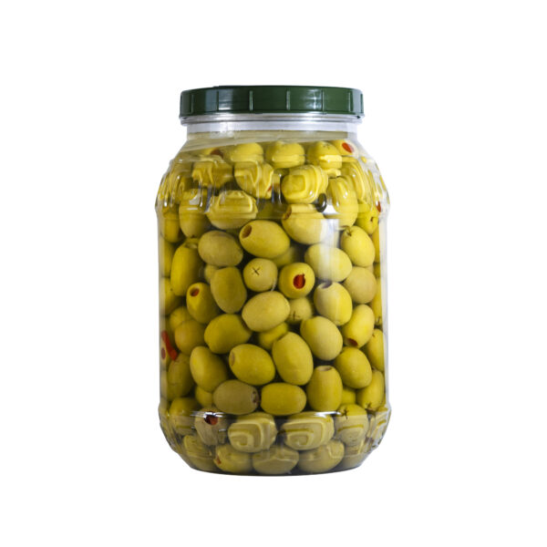 Green Olives stuffed with pimento in PET jars (6x3L) - Image 2