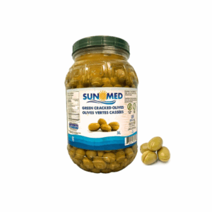 Green Cracked Olives