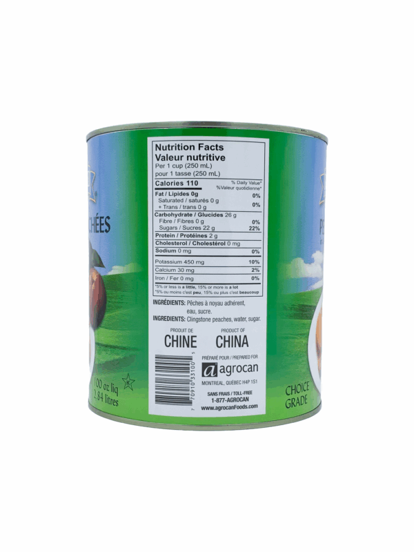 Peach slices in tins (2.84L) - Image 2