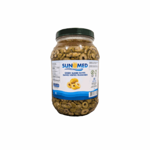 Green Sliced Olives in PET jar - 6x3L