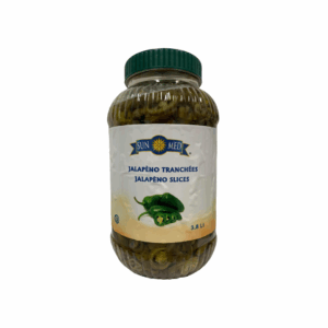 Jalapeno sliced peppers in glass jars (4x3.8L)