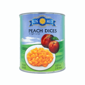 Peach diced in tins (2.84L)