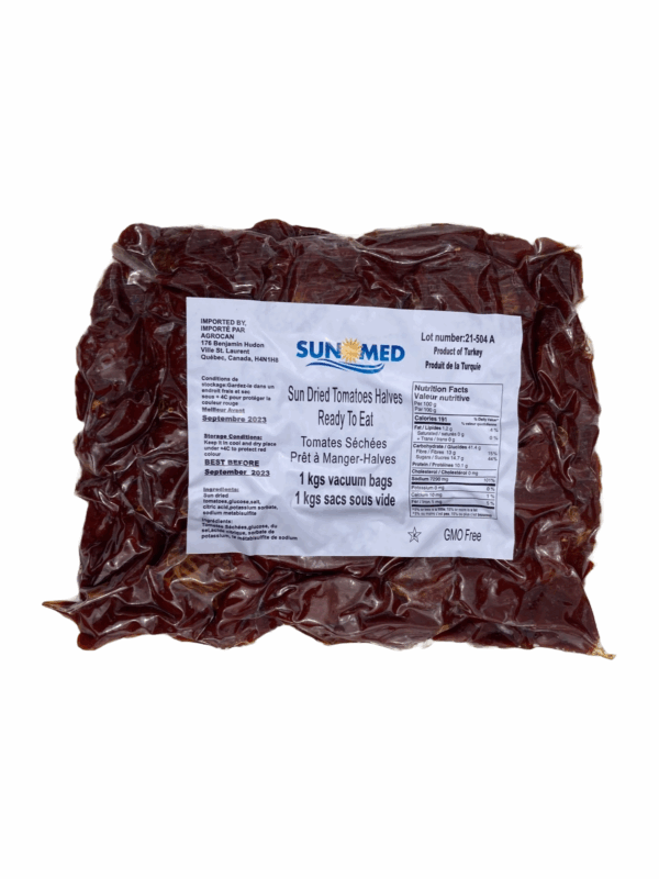 SUNMED Sundried Tomatoes Halves (2.5Kg)